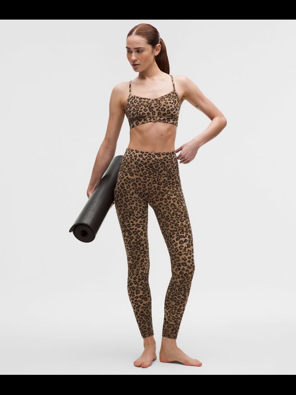Lululemon Align 25” High Rise Pant in True Leopard. SOLD OUT ONLINE NEVER WORN.